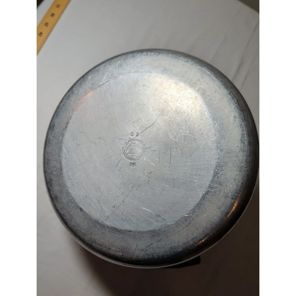 Farberware Stainless Steel Aluminum Clad 8 Quart Stock Pot With Lid Vintage USA
